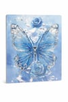 Hı Stone 5D Elmas Taş İşleme Kiti Tablo 21x25 cm Mavi Kelebek Desenli