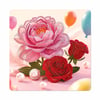 Hı Stone 5D Elmas Taş İşleme Kiti Tablo 20x20 cm Gül Desenli