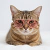 Kedi Gözlüğü Pembe Cam 17