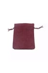 Kese Bordo Renk Jüt Kumaş 10x14 Cm 50 Adet