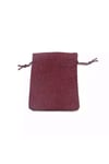 Kese Bordo Renk Jüt Kumaş 7x9 Cm 50 Adet