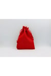Kese Kırmızı Renk Jüt Kumaş 10x14 Cm 50 Adet
