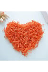 Kırpık Z Zigzag Pelur Kırpıntı Kağıt 100 gr Turuncu Renk Süs Dolgu Malzemesi Orange Paper