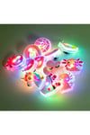 Ledli Yanıp Sönen Sağlık Temalı Terlik Süsü Üç Boyutlu/Işıklı 3d Charm/jibbitz