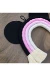 Makrome Gökkuşağı Çocuk Bebek Odası Duvar Süsü Kapı Süsü 83p