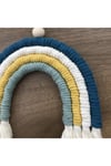 Makrome Gökkuşağı Çocuk Bebek Odası Duvar Süsü Kapı Süsü 63l