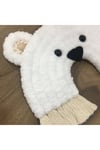 Makrome Gökkuşağı Hayvan Figürleri Ayıcık Çocuk Bebek Odası Duvar Süsü Kapı Süsü 36by