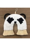 Makrome Gökkuşağı Hayvan Figürleri Panda Çocuk Bebek Odası Duvar Süsü Kapı Süsü 34