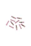 Metal Pens Toka Timsah Toka 4 Cm 10 Adet Açık Pembe Grogren Kurdele Kaplama