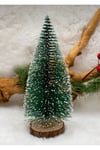 Minyatür Yılbaşı Karlı Çam Ağacı (30 Cm)