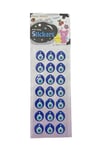 Nazar Boncuğu Sticker - Yapıştırma Nazar Boncuğu - 21 Adet 2 Cm Nazar Boncuğu Damla Etiket