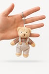 Peluş Ayıcık Anahtarlık Ve Çanta Süsü, Doğum Günü Hediyesi (12 CM BOY) – Anahtarlık