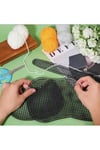 Plastik Çanta Kanvası, Cüzdan Kanvası, El Yapımı Çanta Handmade Çanta 42x16,5 siyah