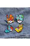 Pokemon kadın broş, çocuk broş, iğneli broş klipsli broş yaka broşu çeket yaka iğnesi, mineli B273