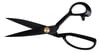 Profesyonel Siyah Terzi Makası - 31.5 cm, 12inç Paslanmaz Çelik - Tailor Scissors – 12” Professional Fabric Shears
