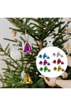 Renkli Kulplu Çan, Zil, Tasma Zili, Amigurumi Zili Tef Yapım Zili, Yılbaşı Zili (20 Adet)