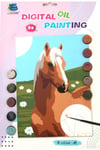 Sayılarla Boyama Seti Numaralı Boyalar Ve Fırça 20X30 at