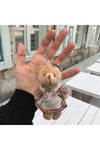 Sevimli Peluş Ayıcık Anahtarlık Çanta Ve Cüzdan Aksesuarı Hediyelik