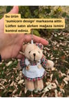 Sevimli Peluş Ayıcık Anahtarlık Çanta Ve Cüzdan Aksesuarı Hediyelik