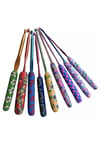 Silikon Saplı Renkli Desenli 4 Mm Tığ