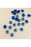 Simli Nazar Boncuğu 18 mm (50 Adet )