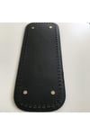 Siyah Suni Deri Örgü Çanta Tabanı 12x32cm