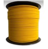 Süet Deri Şerit Ip, 3mm - Sarı Rengi, Tesbih, Bileklik, Kolye Ipi (3 Metre)