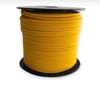 Süet Deri Şerit Ip, 3mm - Sarı Rengi, Tesbih, Bileklik, Kolye Ipi (3 Metre)