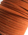 Süet Deri Şerit Ip, 3mm - Taba Rengi, Tesbih, Bileklik, Kolye Ipi (3 Metre)