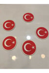 Türk Bayrağı arma patch, peç, yama 5'li set