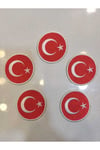 Türk Bayrağı arma patch, peç, yama 5'li set