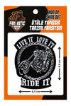Ütü Ile Yapışan Dokuma Arma LIVE IT LOVE IT - RIDE IT - MOTORCU ARMA