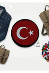 Ütü Ile Yapışan Dokuma Arma Patch, Türk Bayrağı