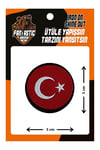 Ütü Ile Yapışan Dokuma Arma Patch, Türk Bayrağı