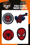 Ütü Ile Yapışan Dokuma Arma Patch Yama, Spider Arma Seti, Örümcek Desenli Adam Man Patch 4'lü