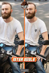 Ütü Ile Yapışan Dokuma Arma Seti Patch Yama Motorcu Set, Kurukafa Modeli