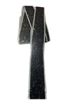 ütüyle yapışan zincirli taşlı şerit, yapışkanlı taşlı şerit abiye taşlı şerit, 2 mt 4cm siyah