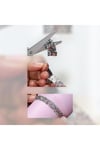 ütüyle yapışan zincirli taşlı şerit, yapışkanlı taşlı şerit abiye taşlı şerit, 2 mt 4cm siyah