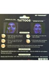 Yapışkanlı Yüz Stickeri Geçici Dövme Tattoo FA012