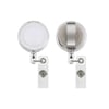 Yoyo Yaka Kartlığı 1 Adet Beyaz –  Retractable Badge Reel – Transparent, Metal Clip 1 Peace White