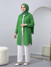 Basic Oversize Tunik Gömlekli Takım Yeşil