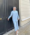 Kadın İkili Bürümcük Takım Mavi