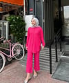 Kadın İkili Bürümcük Takım Pembe
