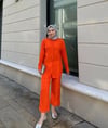 Kadın İkili Bürümcük Takım Turuncu