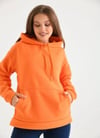Kadın Kapşonlu Sweatshirt Turuncu