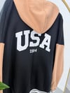 Usa Baskılı Kolej Ceket
