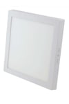 Beyaz Ledli 24 Watt Sıva Üstü Led Panel Kare Tavan Armatürü 6500k Beyaz Işık 21x21 cm