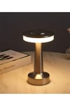 Dokunmatik Renk Değiştiren Şarjlı Mantar Masa Lambası Modern LED Dekoratif Gold Abajur