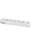 HV4360.1 – 6’lı Klemensli Topraklı Grup Priz (3×1mm²)