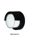KDA736 DEKORATİF LED APLİK 5W 450 Lümen ABS- YUVARLAK - Gün Işığı